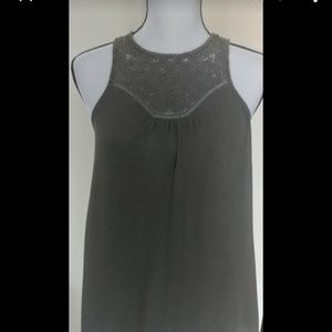 Dark Green sleeveless top